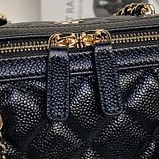 Chanel Boston Chain Bag Caviar Black-11.5*18.5*11cm - 4