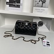 Chanel Boston Chain Bag Lambskin Black-11.5*18.5*11cm - 1