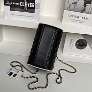 Chanel Boston Chain Bag Lambskin Black-11.5*18.5*11cm - 3