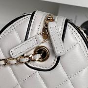 Chanel Boston Chain Bag Lambskin White-11.5*18.5*11cm - 2