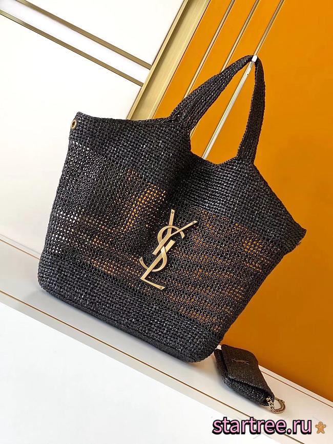 YSL Saint Lauren Icare Maxi Raffia Bag - 1