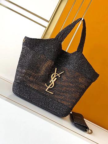 YSL Saint Lauren Icare Maxi Raffia Bag