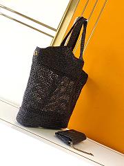 YSL Saint Lauren Icare Maxi Raffia Bag - 4