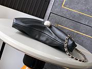 Chanel 25C Clutch Shiny Lambskin Pearl & Gold-Tone Metal Black-14x24x5cm - 5