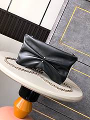 Chanel 25C Clutch Shiny Lambskin Pearl & Gold-Tone Metal Black-14x24x5cm - 3