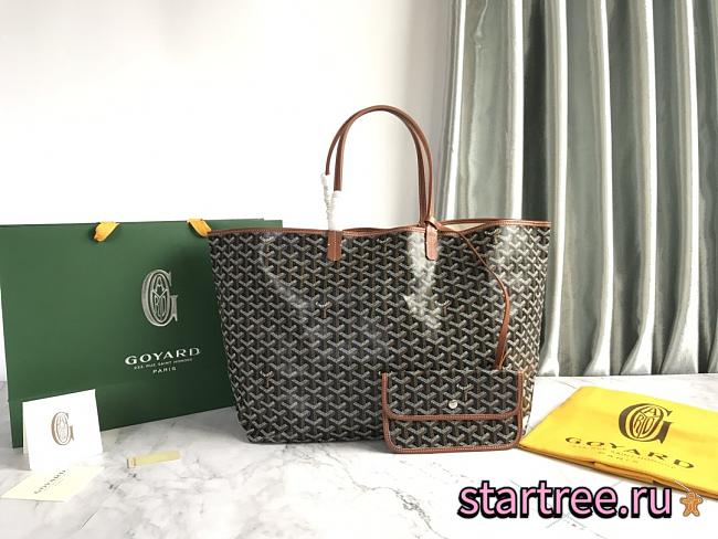 Goyard Saint Louis GM Bag Black and Tan-40*20*34 cm - 1
