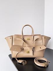Balenciaga Medium Bel-Air Bag Gold Hardware In Soya-37*26*16.5cm - 1
