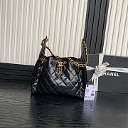 Chanel 25C hobo Bag Black-30×26×14cm - 1