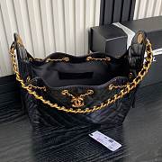 Chanel 25C hobo Bag Black-30×26×14cm - 5