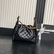 Chanel 25C hobo Bag Black-30×26×14cm - 3