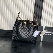 Chanel 25C Hobo Bag Black- 40×30×15cm - 1