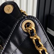 Chanel 25C Hobo Bag Black- 40×30×15cm - 4