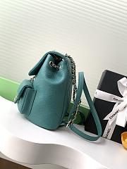 Chanel Duma Backpack Caviar Green-21*20*12CM - 4