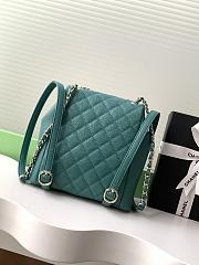 Chanel Duma Backpack Caviar Green-21*20*12CM - 3
