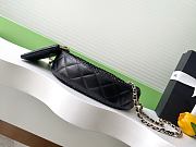 Chanel 2025 Pouch Mesh, Shiny Lambskin & Gold-Tone Metal Black - 2
