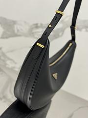 Prada Arqué large leather shoulder bag Black - 4