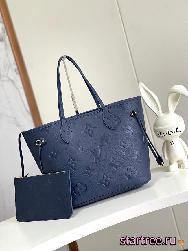 Louis Vuitton Neverfull MM bag Navy M47143 - 1
