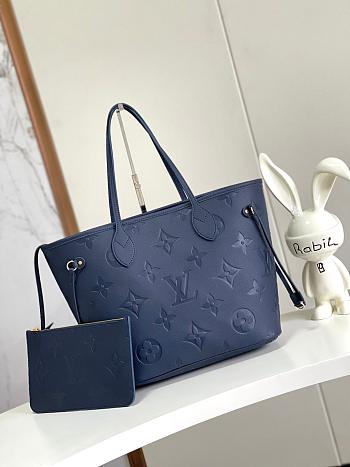 Louis Vuitton Neverfull MM bag Navy M47143