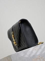 YSL Mini Envelope Crossbody Bag Black-21x13x6cm - 6