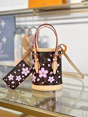 LV x TM Nano Bucket Monogram M13417-17*13*9CM - 1