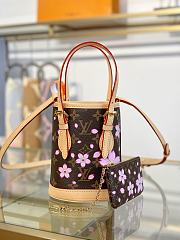 LV x TM Nano Bucket Monogram M13417-17*13*9CM - 5
