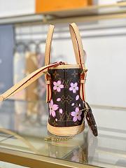 LV x TM Nano Bucket Monogram M13417-17*13*9CM - 4