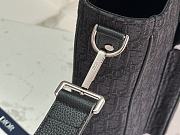 Dior Saddle Tote Bag Black Oblique Jacquard -32x36x13.5cm - 4