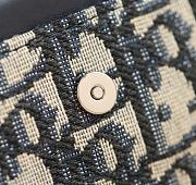 Dior Kids' Backpack Beige and Blue Dior Oblique Jacquard-18*19.5*10.5cm - 3