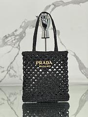 Prada Woven Crochet Tote Bag-30*31cm - 1