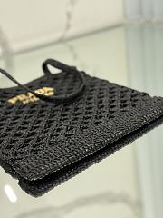Prada Woven Crochet Tote Bag-30*31cm - 2