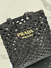 Prada Woven Crochet Tote Bag-30*31cm - 3