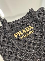 Prada Woven Crochet Tote Bag-30*31cm - 5