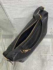 Dior Medium D-Journey Bag in Shiny Goatskin Black-33 x 16 x 15 cm - 4