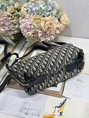 Dior Medium D-Journey Bag Blue-33 x 16 x 15 cm - 4