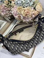 Dior Medium D-Journey Bag Blue-33 x 16 x 15 cm - 2