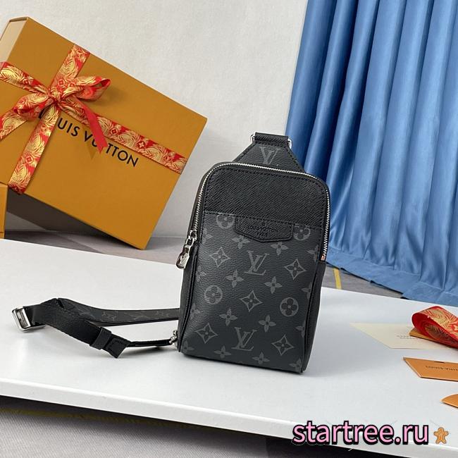 Louis Vuitton Avenue Slingbag Monogram Black-13*21*5cm - 1