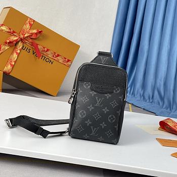 Louis Vuitton Avenue Slingbag Monogram Black-13*21*5cm