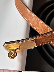 Hermes Kelly Belt Brown Gold - 5