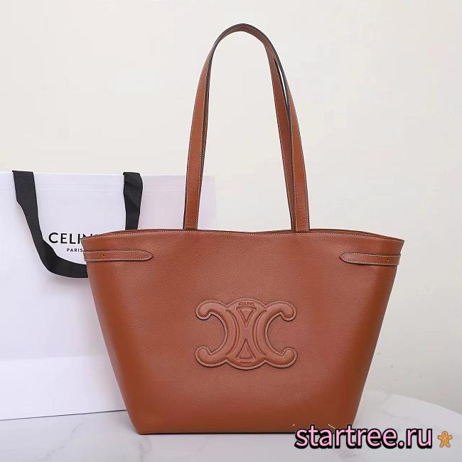 CELINE Medium Cabas ANAÏS Cuir Triomphe in Grained calfskin-54 x 29.5 x 15 CM - 1