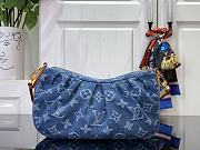 Louis Vuitton Pochette Valley Monogram Denim-15x7x21cm - 1