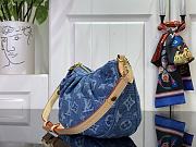Louis Vuitton Pochette Valley Monogram Denim-15x7x21cm - 4