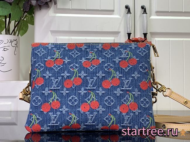 Louis Vuitton Denim Coussin PM M14978-20x12x26cm - 1