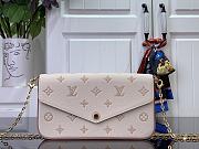 Louis Vuitton Félicie Pochette Monogram Empreinte M64064-21x12x3cm - 1