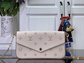 Louis Vuitton Félicie Pochette Monogram Empreinte M64064-21x12x3cm