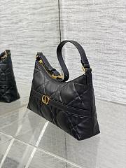 Dior Miss Caro Cigale Mini Bag Black-18x6.5x11cm - 3