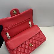 Chanel Lambskin Classic Flap Bag Red A01112 - 25cm - 2