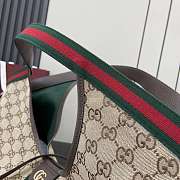 Gucci Giglio large tote bag in beige and Brown-40x47x16cm - 3