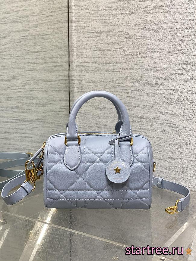 Dior Groove 20 Bag Calfskin Blue- 20.5 x 13.5 x 12 cm - 1