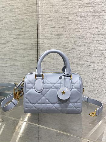 Dior Groove 20 Bag Calfskin Blue- 20.5 x 13.5 x 12 cm