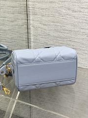 Dior Groove 20 Bag Calfskin Blue- 20.5 x 13.5 x 12 cm - 4